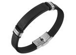 Armband ADELIA´S "Armband aus Leder 21 cm", schwarz, Armbänder, Damen, 21cm, Leder, Armband, Geschenkidee: zeitlos und vielseitig