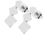 Paar Ohrhänger ADELIA´S "Ohrringe – Ohrstecker aus Edelstahl", Damen, Gr. Damen, Edelstahl, silber, Ohrringe, Perfekt zum Verschenken an besondere Menschen