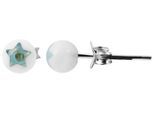 Paar Ohrhänger ADELIA´S "Ohrringe – Ohrstecker aus 925 Silber mit Perle", Mädchen, Gr. Mädchen, Silber 925 (Sterlingsilber), silber, Ohrringe, Schöne Geschenkidee zum Geburtstag