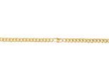 Kette ohne Anhänger ADELIA´S "Halskette – Panzerkette aus Edelstahl 60 cm", gold, Halsketten, Damen, 60cm, Edelstahl, Ideal als Geschenk – dezent und elegant
