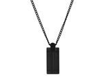 Kette ohne Anhänger ADELIA´S "Halskette mit Anhänger – aus Edelstahl", schwarz, Halsketten, Herren, 65cm, Edelstahl, Schöne Geschenkidee zum Geburtstag