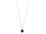 Kette ohne Anhänger ADELIA´S "Halskette mit Anhänger – aus Edelstahl", schwarz (silber), Halsketten, Damen, 45cm, Edelstahl, Ideal als Geschenk für besondere Anlässe