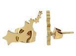 Paar Ohrhänger ADELIA´S "Ohrringe – Ohrstecker aus Edelstahl", Damen, Gr. Damen, Edelstahl, gold, Ohrringe, Zum Verschenken an Menschen, die Ihnen am Herzen liegen