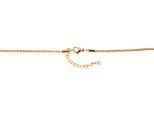 Gliederkette ADELIA´S "Halskette – Venezianerkette aus Edelstahl 55 cm", gold, Halsketten, Damen, 55cm, Edelstahl, Gliederkette, Zum Verschenken – ideal zum Valentinstag