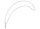 Kette ohne Anhänger ADELIA´S "Halskette mit Anhänger – aus Edelstahl", silber, Halsketten, Damen, 61cm, Edelstahl, Zum Verschenken – passend für viele Anlässe