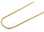 Kette ohne Anhänger ADELIA´S "Halskette – Kordelkette aus Edelstahl" Gr. 50, gold, Halsketten, Damen, 50, Edelstahl, Perfekt zum Verschenken an besondere Menschen