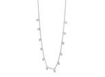 Kette ohne Anhänger ADELIA´S "Halskette mit Anhänger – Herz aus Edelstahl", silber, Halsketten, Damen, 45cm, Edelstahl, Zum Verschenken – passend für viele Anlässe