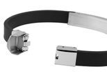 Armband ADELIA´S "Armband aus Leder 24 cm", schwarz, Armbänder, Damen, 24cm, Leder, Armband, Geschenkidee: zeitlos und vielseitig