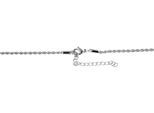 Kette ohne Anhänger ADELIA´S "Halskette – Kordelkette aus Edelstahl 50 cm", silber, Halsketten, Damen, 50cm, Edelstahl, Perfekt zum Verschenken an besondere Menschen