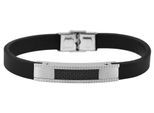 Armband ADELIA´S "Armband aus Leder 24 cm", schwarz, Armbänder, Damen, 24cm, Leder, Armband, Zum Verschenken – passend für viele Anlässe