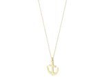 Kette ohne Anhänger ADELIA´S "Halskette aus Edelstahl 45 cm", gold, Halsketten, Damen, 45cm, Edelstahl, Perfekt zum Verschenken an besondere Menschen