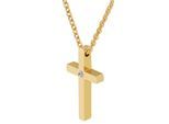 Kette ohne Anhänger ADELIA´S "Halskette mit Anhänger – Kreuz aus Edelstahl", gold, Halsketten, Damen, 48cm, Edelstahl, Schöne Geschenkidee zum Muttertag