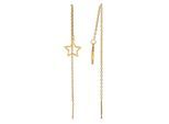 Kettenanhänger ADELIA´S "Anhänger – Stern Anhänger aus Edelstahl", gold, Schmuckanhänger, Damen, Edelstahl, Kettenanhänger, Perfekt als Geschenk für besondere Menschen