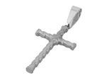 Kettenanhänger ADELIA´S "Anhänger – Kreuz Kreuzanhänger aus Edelstahl", silber, Schmuckanhänger, Damen, Edelstahl, Kettenanhänger, Perfekt als Geschenk zum Geburtstag