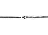 Kette ohne Anhänger ADELIA´S "Halskette mit Anhänger – Kreuz aus Edelstahl", schwarz, Halsketten, Damen, 61cm, Edelstahl, Schöne Geschenkidee zum einfach so