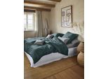 Bettwäsche IRISETTE "Premium Satin Bettwäsche Paris", grün, B/L: 140cm x 200cm, 1 Stk., 1 Stk., Mako-Satin, B/L: 90cm x 70cm, 2, Mako-Satin, Obermaterial: 100% Baumwolle, Bettwäsche, Bettwäsche, Hochwertige Premium Bettwäsche