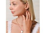 Paar Creolen ADELIA´S "Ohrringe – Creole aus Edelstahl", Damen, Gr. Damen, Edelstahl, gold, Ohrringe, Zum Verschenken – ideal zum Valentinstag