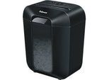 Aktenvernichter Fellowes® Powershred LX50, Partikelschnitt 4 x 37 mm, P-4, 17 l, 9 Blatt Schnittleistung, Sicherheitsstopp, schwarz