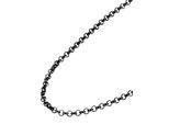 Kette ohne Anhänger ADELIA´S "Halskette – Erbskette aus Edelstahl" Gr. 90, schwarz, Halsketten, Damen, 90, Edelstahl, Zum Verschenken – ideal zum einfach so
