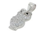 Kettenanhänger ADELIA´S "Anhänger aus 925 Silber mit Zirkonia", silber, Schmuckanhänger, Damen, Silber 925 (Sterlingsilber), Kettenanhänger, Perfekt zum Verschenken an besondere Menschen