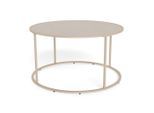 Mid.you , Grau , Metall, Holzwerkstoff , rund , 80x45x80 cm , Wohnzimmer, Wohnzimmertische, Couchtische, Couchtische rund