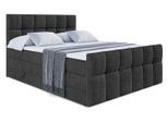 BOXSPRINGBETT RICAR-Z KING - 200 x 200 - H3/H4 - Schwarz
