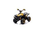 Chipolino Kinder Elektroquad ATV Speed Licht Musik 2 Motoren Fußpedal bis 35 kg gelb