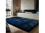 Teppich uni Blau 120 x 170 cm - DENE Kadima Design