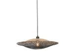 Good & Mojo , Naturfarben, Schwarz , 60x15x60 cm , LED-Leuchtmittel austauschbar , Beleuchtung, Innenleuchten, Hängeleuchten
