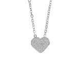 Kette mit Anhänger ADELIA´S, silber (silber, herz), Halsketten, Damen, Silber 925 (Sterlingsilber)