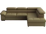Ecksofa SIT & MORE "Viola", beige (olive), B:249cm H:73cm T:226cm, Sofas, Ecksofa, optional mit Bettfunktion