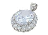 Kettenanhänger ADELIA´S "Anhänger aus 925 Silber mit Zirkonia", silber, Schmuckanhänger, Damen, Silber 925 (Sterlingsilber), Kettenanhänger, Zum Verschenken – ideal zum einen besonderen Tag