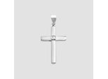 Kettenanhänger ADELIA´S "Anhänger – Kreuz Kreuzanhänger aus 925 Silber mit Zirkonia", silber, Schmuckanhänger, Damen, Silber 925 (Sterlingsilber), Kettenanhänger, Ideal als Geschenk – dezent und elegant
