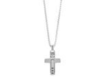 Kette mit Anhänger ADELIA´S, silber (silber, kreuz), Halsketten, Herren, unbekannt, Edelstahl