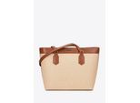Wittchen Dames Shopper Bag in eco-leer en gevlochten beige en bruin beige en