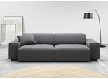 Big-Sofa HOME AFFAIRE "Glimminge auch in Breitcord, Feincord + Easy care-Bezug", grau (anthrazit), B:254cm H:71cm T:101cm, 100% Polyester, Sofas, Big-Sofa, besondere Kedernähte Zierkissen