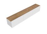 Mid.you Lowboard, Weiß, Kiefer, Holzwerkstoff, 150x30x32 cm, hängend, Wohnzimmer, Wohnwände, Lowboards, Lowboards hängend