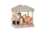 Musterkind Kinderregal House OF Friends, Grau, Natur, Holz, 31x50x45 cm, EN 71, CE, FSC 100%, stehend, Spielzeug, Holzspielzeug