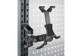 Schäfer Shop Pure Tablethalter für AST31 Tischaufbau, für 1 Tablet bis 7,8“, Klemmbereich verstellbar, um 360° drehbar, neigbar, Kunststoff/Schaumstoff, schwarz