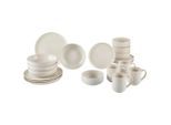 Novel Kombiservice Marbella, Beige, Keramik, 20-teilig, Uni, 410 ml,700 ml, Lfgb, lebensmittelecht, Essen & Trinken, Geschirr, Geschirr-Sets, Kombiservice