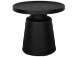 Xora Beistelltisch, Schwarz, Metall, rund, rund, 49x45.5x49 cm, einfacher Aufbau, Wohnzimmer, Wohnzimmertische, Beistelltische, Beistelltische Metall