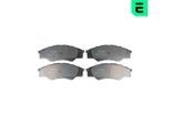 OPTIMAL Bremsbelagsatz, Scheibenbremse bp12408 Vorderachse für TOYOTA