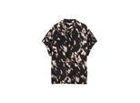 TOM TAILOR Damen Bluse mit Muster, braun, Animalprint, Gr. 36