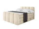 BOXBETT mit Matratze H3|H4 und Lattenrost - NINA-Z KING - 200x200 cm Monolith - Beige