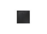 Kaldewei ALUVIA Duschwanne 325811111676 Rutschhemmend, Ablaufloch Ø 90 mm, 80 x 80 x 20 cm, schwarz matt 100