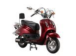 Alpha Motors Mofaroller Retro Firenze 50 ccm 25 kmh EURO 5 weinrot