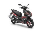 LuXXon F18 Motoroller - City Roller mit 50 ccm - 2,9 PS für max 45 km/h, schwarz