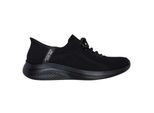 Skechers Dames Ultra Flex 3.0 Platte Sneakers (Zwart)