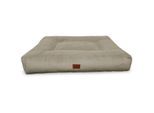 Petliving orthopädisches Hundebett Mara XXL aus Cord 120 x 100 cm beige