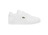 Lacoste Heren Court Cage Leren Trainers (Wit)
